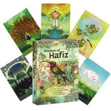 10.3X7cm哈菲茲的智慧神諭卡 桌遊 卡牌遊戲 英文桌遊 占卜 wisdom of hafiz oracle, 1個, 哈菲茲的智慧神諭卡