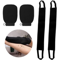 NaOBee 저자극 원단 바스타올 때장갑 2개+롱때타올 2개 세트, 떄장갑2개+롱때타올2개, 1세트