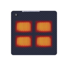 야외 USB 전기방석 겨울 낚시 캠핑 온열 매트 의자 방석, 기본 전기/온수매트 사이즈, 다크네이비_45x45