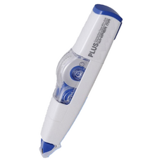 普樂士 PLUS 智慧型滾輪修正帶 (整盒販售) 5-6mm 共2款 MR修正帶 立可帶, 1個, WH-606藍 10支/盒