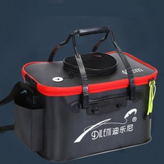 캠핑 낚시 밑밥통 접이식 EVA 살림통 방수 물고기, 1개, 1-살림통-소형