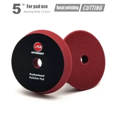 AUTOBRIGHT 5 "6" 7 "자동차 연마 디스크 직업 패드 폴리 셔 기계 스폰지 빠른 디테일링 워시 왁스 미러 왁, 01 Sponge, 02 5inch Cut 1pcs