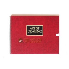 汶采 MARUMAN 藝術家素描本 F2 (S52A-01) 紅色 螺旋裝, 詳見包裝