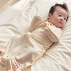 오우아스튜디오 신생아용 쿨링 실크 스와들 속싸개 M