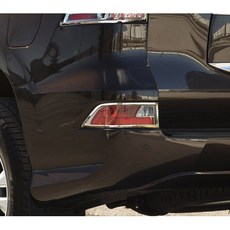 Lexus GX460 2014 2018 鍍鉻銀車燈框飾貼 後霧燈框/後保桿反光片燈框, 1個