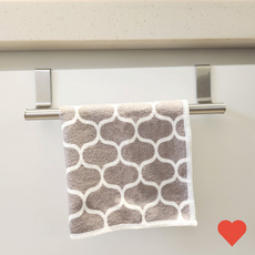 주방정리소품 싱크장 하부장 행주걸이 대형, 대형 실버, 1개