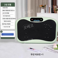 쉐이크보드 진동운동기 덜덜이 마사지기 뱃살 120단조절 하복부감량 다이어트, B. 업그레이드형 -  150단, 디럭스 그린+패드 150단 지압
