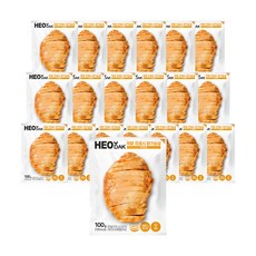 [소비기한임박] 허닭 프레시 슬라이스 닭가슴살 커리, 100g, 20개