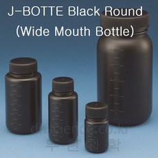 두현과학 J보틀 블랙 흑색 원형 광구병 J BOTTLE Black Round Wide Mouth Bottle JAPAN NIKKO, 1개, 250ml