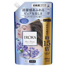 FLAIR FRAGRANCE IROKA 純淨小蒼蘭補充包 650ml [衣物柔軟精] 141120, 1個