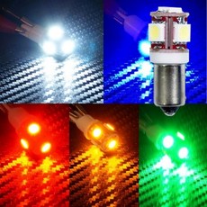 꼬마전구타입 12V-24V 5050 3칩 5발(국산) LED전구, 12V-옐로우LED, 1개