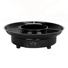 전기 핫초코 치즈 소형 핫팟 초콜릿 기계 멜팅팟 항온, 03 Black
