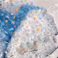 [프리미엄]엠보 네일 스티커 3D 네일 스티커 입체 네일 스티커 TENSOR, 1개, 6.젤리