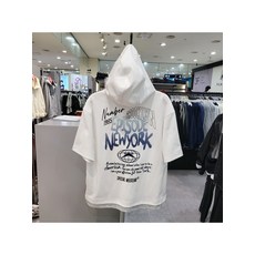 에어워크주니어 TC분또 레이어드 그라데이션 후드반팔 티셔츠 A252B1123B