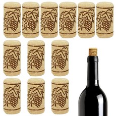 신선함 및 공예 프로젝트를 위한 와인 병 코르크 스토퍼 씰 와인 병 12개 수제 와인 및 DIY 아트에 가장 적합합니다. (39mm x 20mm(1.53 x 0.8인치))