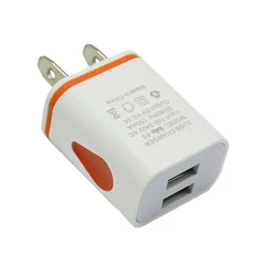 USB 벽면 충전기 포트 헤드 긴 소모품 전원 어댑터, 01 미국, 01 China Mainland, 01 green