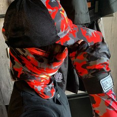 廣隆特價防曬四件套組：帽子、袖套、面罩、手套，戶外活動釣魚防曬必備，吸汗速乾防紫外線, 1個, 不挑色快速發貨