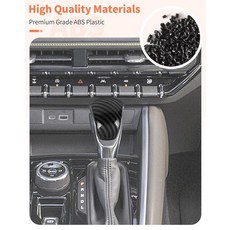CheroCar Carbon Fiber Gear Shift Knob COVER 오버 TRIM 트림 Center ConSOLE 솔 Decoration Compatible with, CheroCar Carbon Fiber Gear Shi