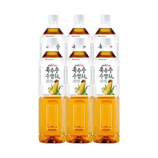 광동 옥수수수염차 1.5L 6입 (유/무 라벨 랜덤 발송), 6개