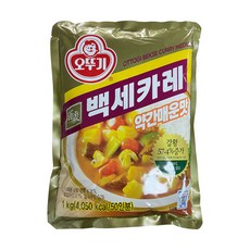 오뚜기 백세카레 약간매운맛 50인분, 1kg, 10세트