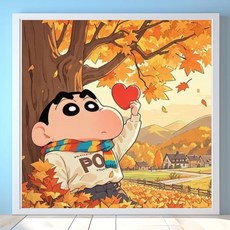 슈슈보석십자수 즐거운 취미 50X50 패브릭형, R01, 1개