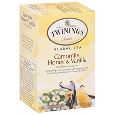 Twinings Tea Camomile Honey & Vanilla - Comforting Caffeine Free Blend Twinings Camomile Tea Ba