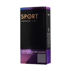 惡名昭彰 SPORT 3IN1 保險套 (超薄 / 螺紋 / 顆粒型) 12入, 1個