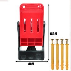 자동차 매트 세척 클립 홀더 액세서리 정리 벽걸이 나사 건조대 차고 바닥 헤비 클램프 행거 듀티, 1pcs