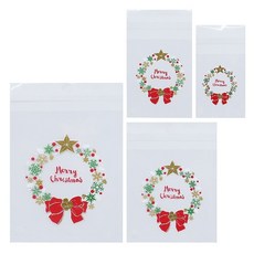 크리스마스 OPP 봉투 50P 리스 (소 9x11)