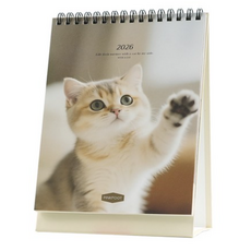 핑크풋 2026년 고양이의 하루 탁상 달력, 6000고양이의하루2026탁상캘린더