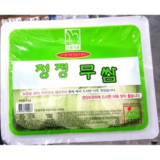 으뜸식품 쌈무 으뜸 식품 냉장 와사비 맛 3k식자재 업소용 식재료 식당용 대용량 단체 급식용, 1개, 2.8kg