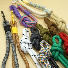 파라코드 폴리 스트링 로프 두꺼운끈 10mm-야드(90cm)단위 (폰스트랩 백꾸키링 재료 추천), 1개, 20.그린