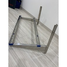 小葉家電 冷氣安裝架 分離式冷氣, 豪華架 - 特大款 (帶橫桿),1~5組, 白鐵, H型