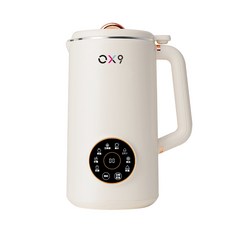 OX9多功能破壁機，免泡豆快速製漿，一鍵操作，輕鬆製作豆漿、米糊、果汁等多種飲品, OX9