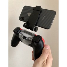 PS4 PS5 플스 듀얼쇼크4 듀얼센스 컨트롤러 아이폰 갤럭시 스마트폰 거치대, 1개