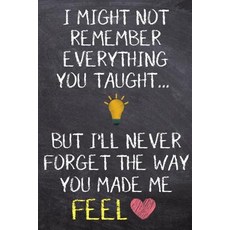 (영문도서) I Might Not Remember Everything You Taught: I Might Not Remember Everything You Taught Paperback, Independently Published, English, 9781731400895