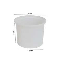 왁스 워머 내열성 교체 실리콘 볼 제모 교반 스틱 팬 미용, White, 1개