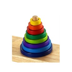 키즈카페 어린이 수학적 창의력 학습교구 하노이탑 공간지각력 완구, 1개