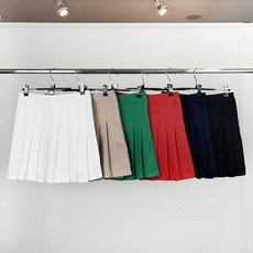 투솜 여자골프스커트 여성 골프 치마 기본 주름 스커트 빅사이즈 투솜 플리츠 여자 골프웨어 봄 여름 레드 그린