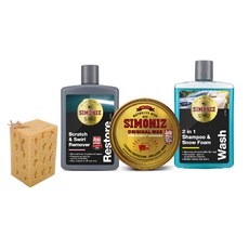 Simoniz 專業玩家愛護組 洗車精 棕櫚蠟 拋光修復乳, 1個, 1kg