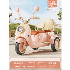 웰라운디드 삼륜스쿠터 킥보드 전기삼륜스쿠터, 전기 구동, 1개, 신형 업그레이드 저소음 소프트 휠 12V B