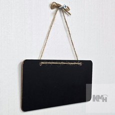 걸이형 블랙보드 어린이집게시판, MDF, 단면