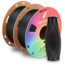 Polymaker Panchroma 매트 PLA 필라멘트 씨폼 그린 1.75mm 1kg 3D 프린팅 필라멘트 이전 폴리테라 매트 대부분의 FDM 3D 프린터에 적합 1k, 211 - 1.75mm 매트 차콜 블랙 2kg 번들,