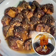 [당일조업+산지직송]국산 통영 꿀맛 미더덕회 활미더덕 최상품, 1개, 손질 활미더덕 500g