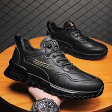 블랙 캐주얼 270mm 발편한 신발 방수 미끄럼방지 작업화