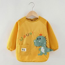 兒童罩衣 寶寶飯兜 防水防髒 反穿衣