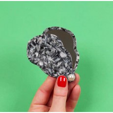 자이클랩 차주영손거울 손거울 폴딩 자개손거울 미러, 1개, 오이스터