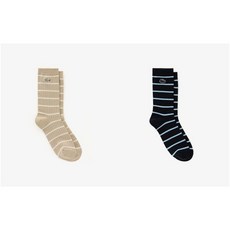 라코스테 LACOSTE (여성 26SS 여성 스트라이프 미들 삭스 RA192E-56G 2컬러 (택1) 478