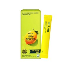 BB LAB 비비랩 유기농 레몬즙 100% ( 20g 이 열두 포가 들어있음 ), 240g, 1박스