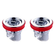 1+1 라이프핵 욕실 화장실 배수구 트랩 냄새 방지 벌레제거 역류방지 트랩, 실버+실버